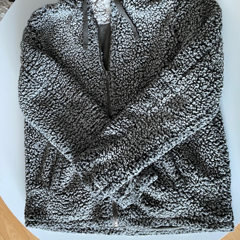 Thread & Supply Faux Shearling Zip Jacket